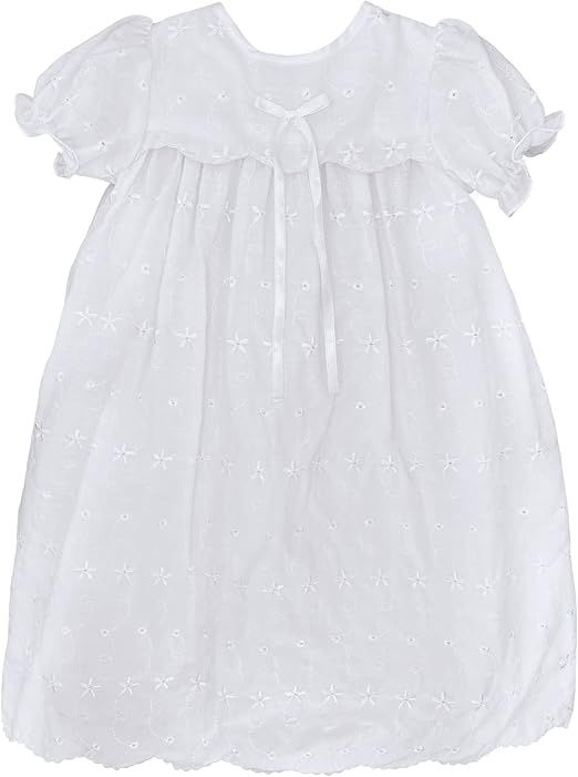 Eyelet Christening Gown