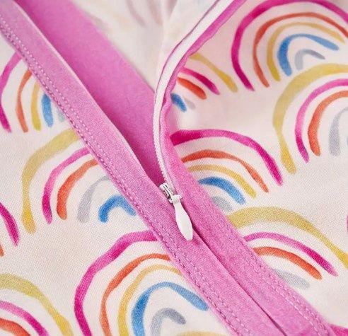 Fuschia Rainbow Bamboo Zippy