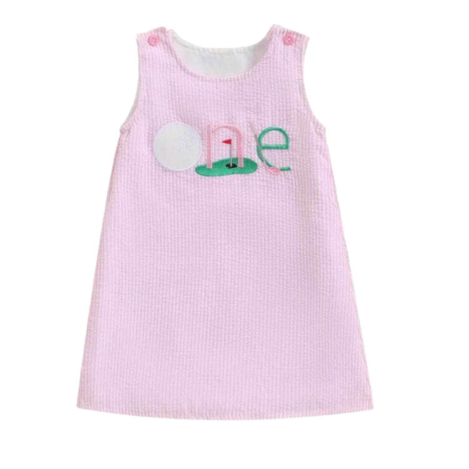Seersucker One Golf Dress