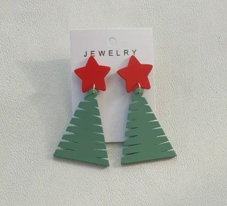 Green Christmas Tree Acrylic