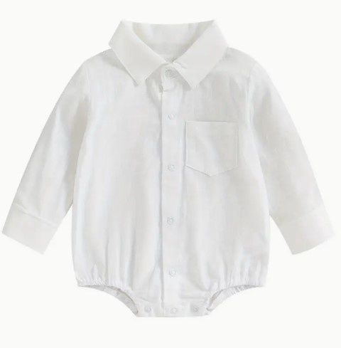 Linen Collar Bodysuit