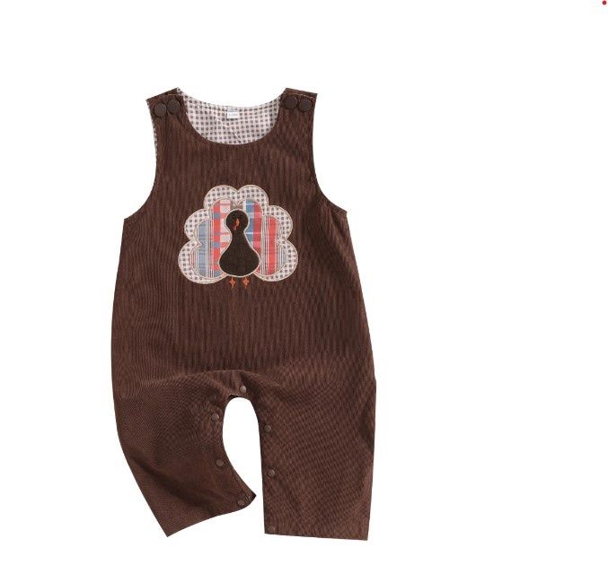 Brown Corduroy Turkey John John