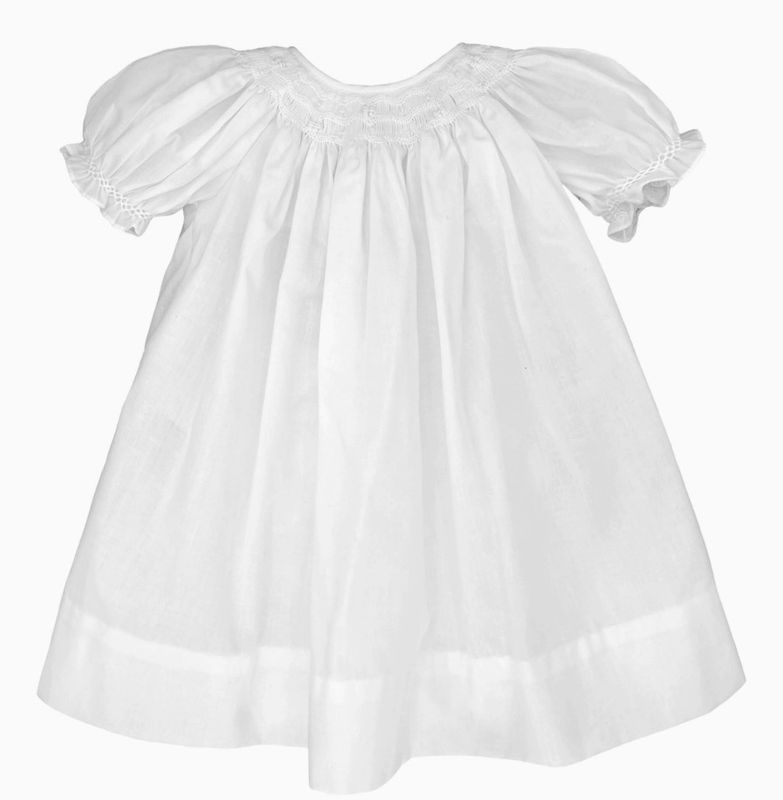 Day Gown w/ Wave Smocking