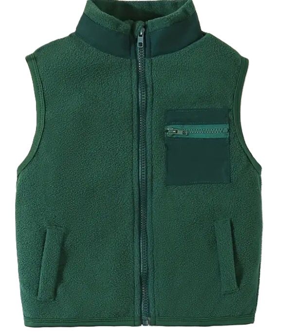 Green Fleece Vest