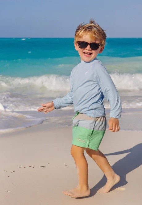 Walker`s Wave Swim Shirt - UPF, Colour: Buckhead Blue, Season: 25SP, Size: 3T
