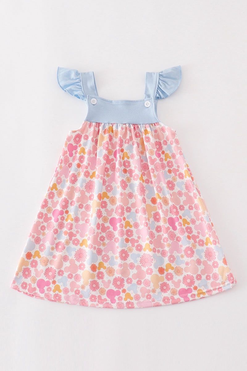Pink Character Ruffle Dress