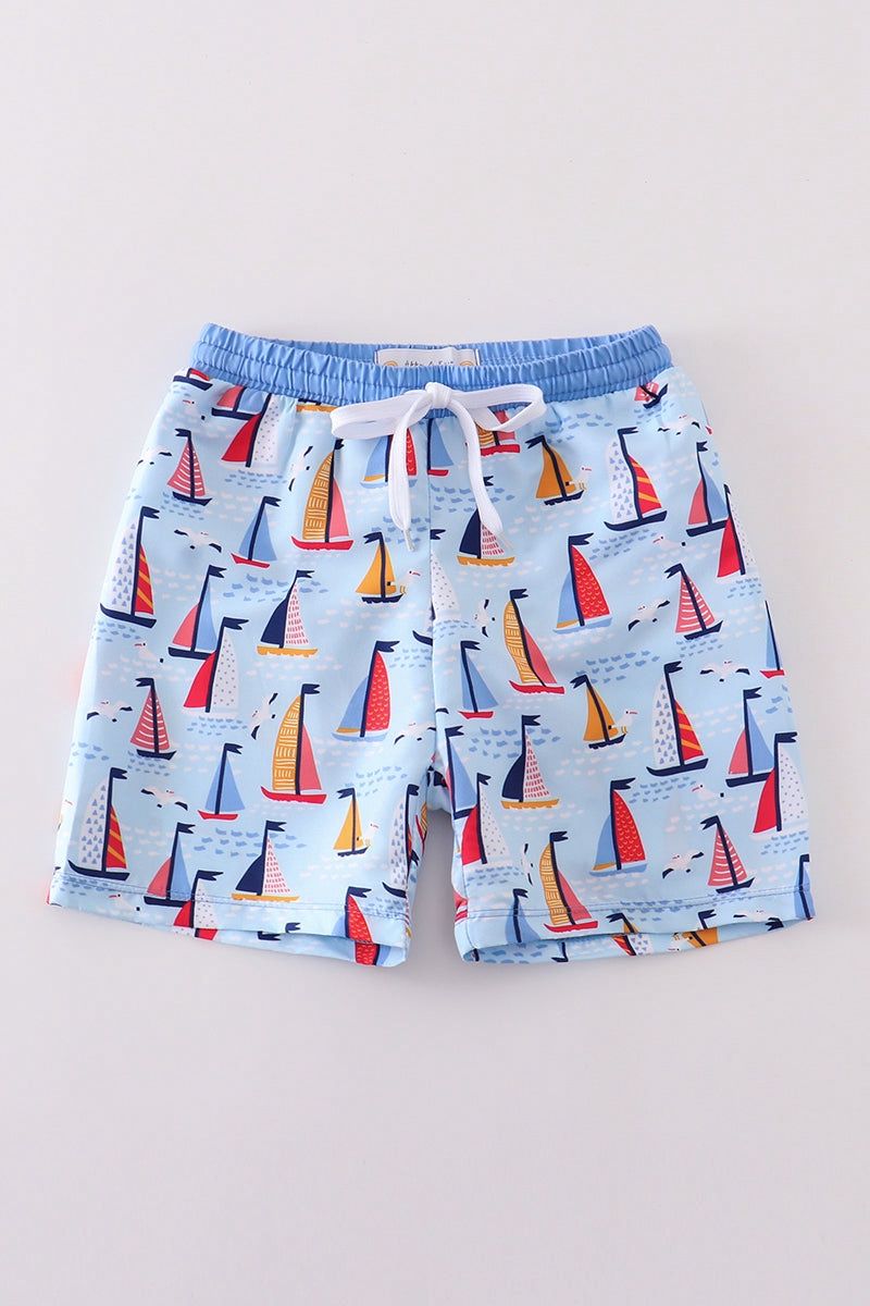 Sailboat Swim Trunk