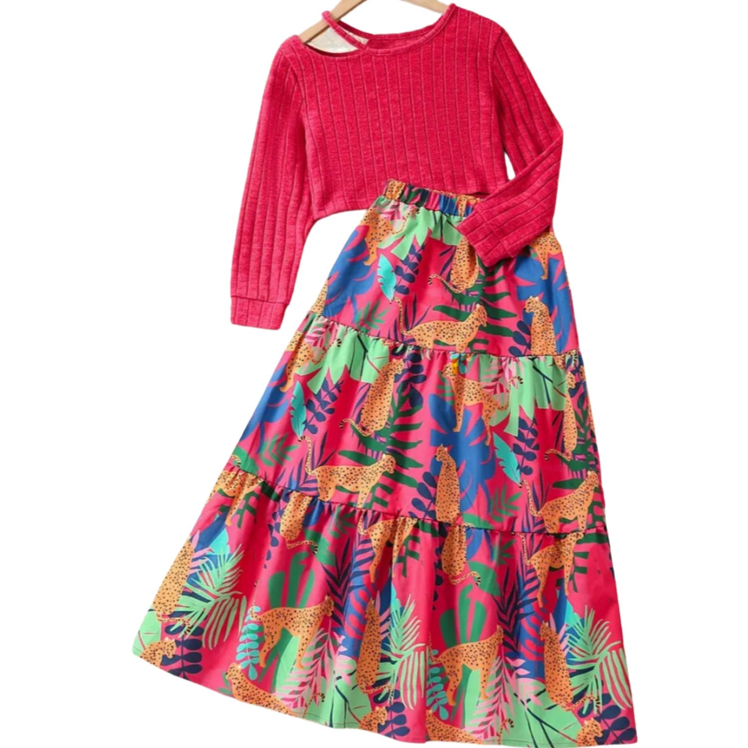 Tropical Tween Skirt Set