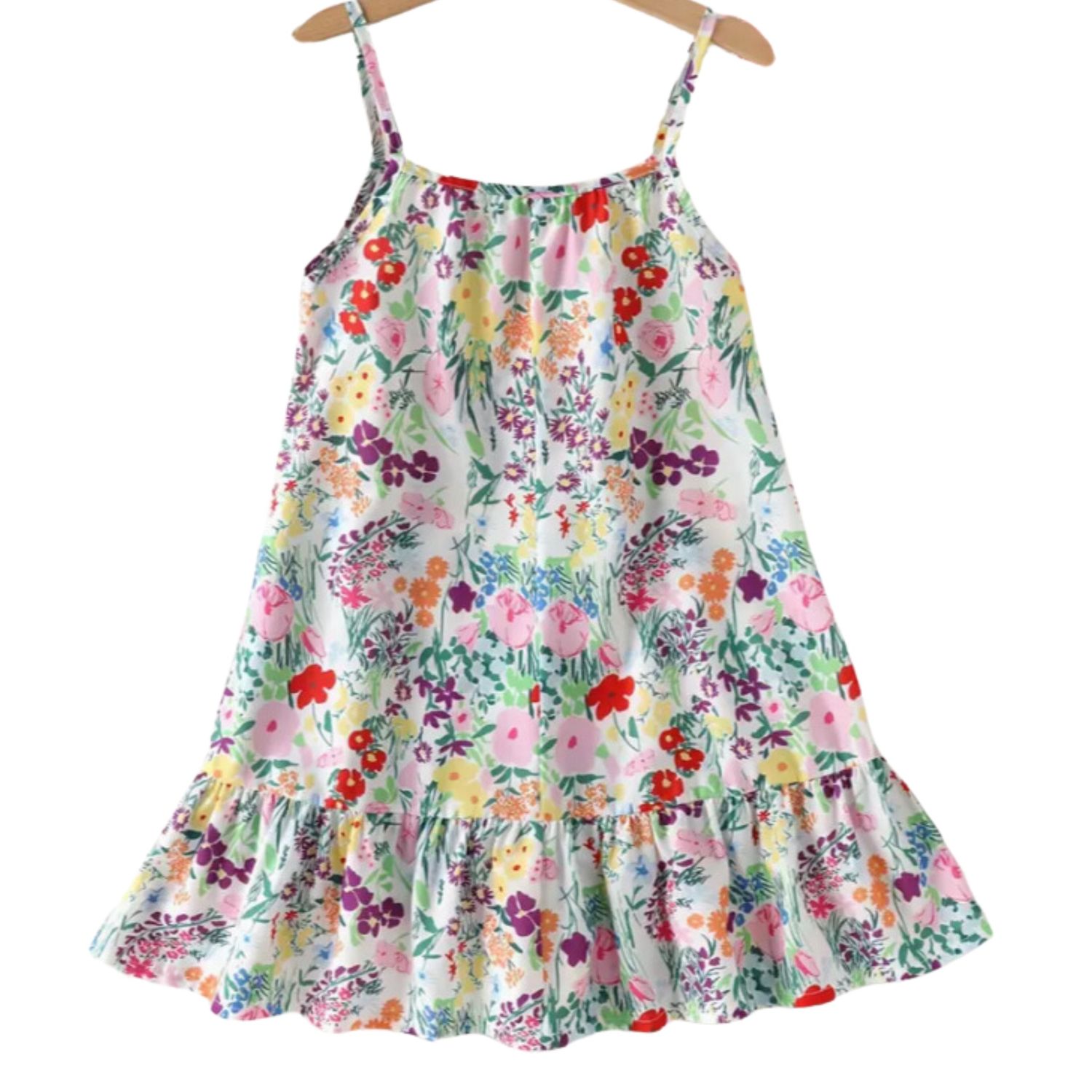Spaghetti Strap Floral Dress