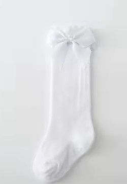 Knee High Bow Socks