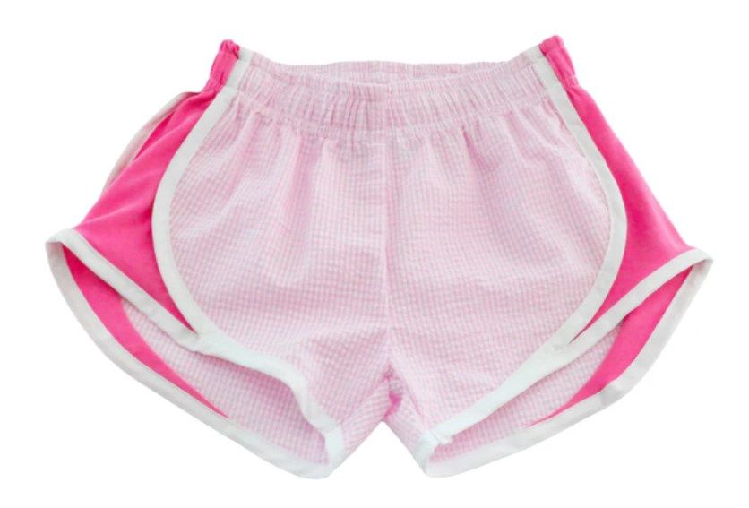 Seersucker Athletic Shorts