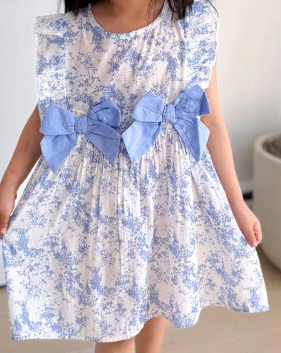 Silky Chinoiserie Dress, Size: 2T