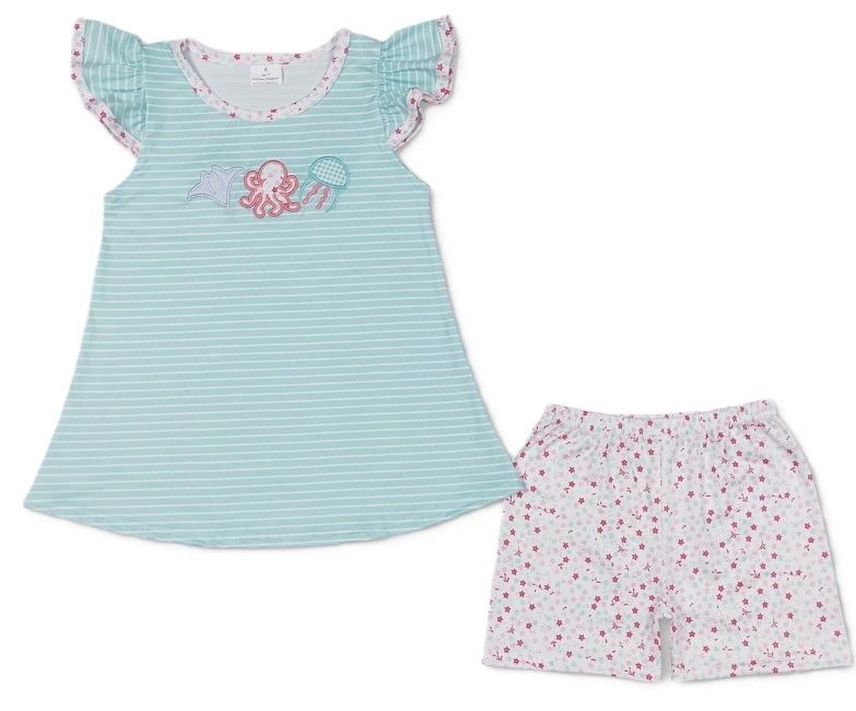 Reef Friends Aqua Outfit, Size: 6