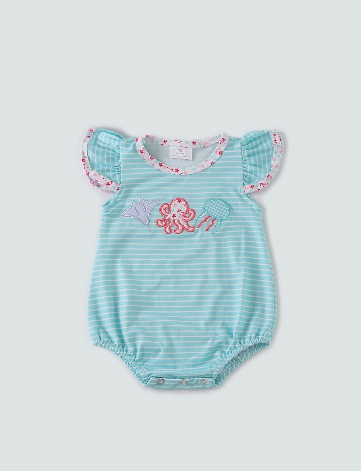 Reef Friends Romper, Size: 12/18M