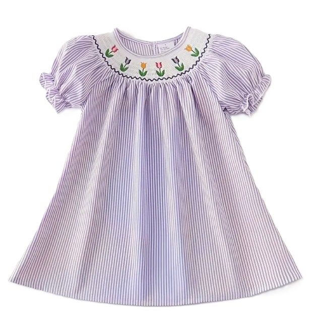 Smocked Tulip Dress, Size: 0-3M