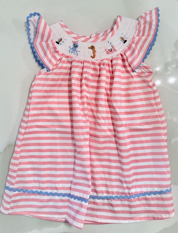 Smocked Sea Friends Dress