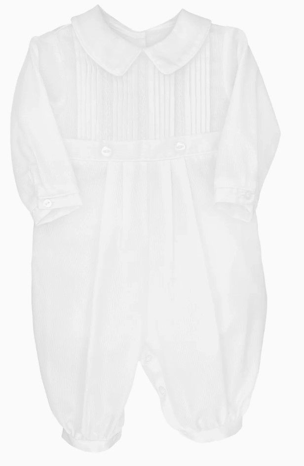 Christening Longall with Pintucks, Size: 9M
