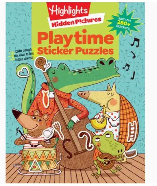 Playtime Sticker Puzzles Hidden Pictures