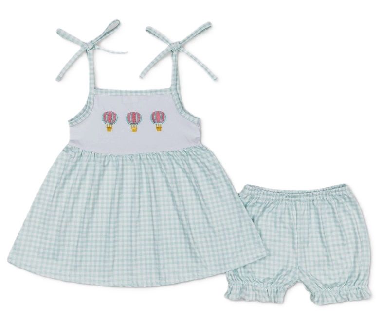 Embroidered Hot Air Balloon Outfit, Size: 3T