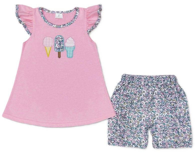 Ice cream applique set, Size: 2T