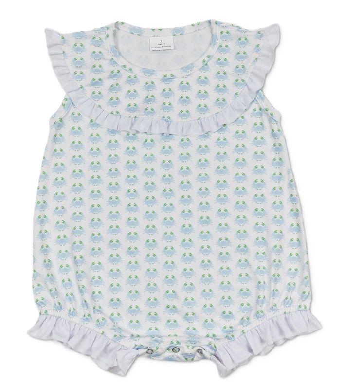 Girls Crab Romper, Size: 2T