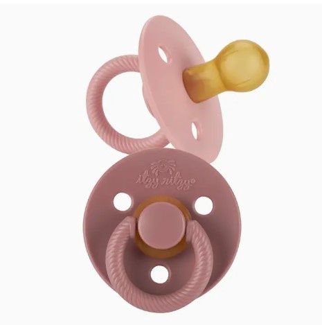 Itzy Soother- Natural Rubber Paci Set, COLOR: Harbor &amp; Coast