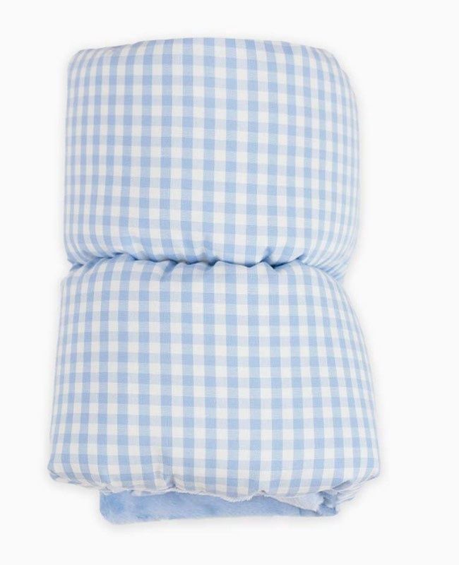 Gingham Light Blue Comfy Cradle