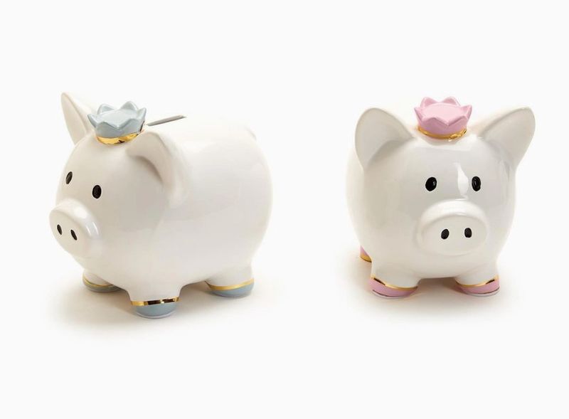 Piggy Bank with Crown
