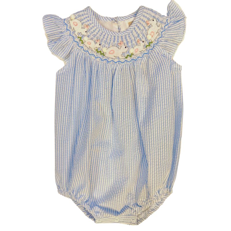 Smocked Bunny Romper
