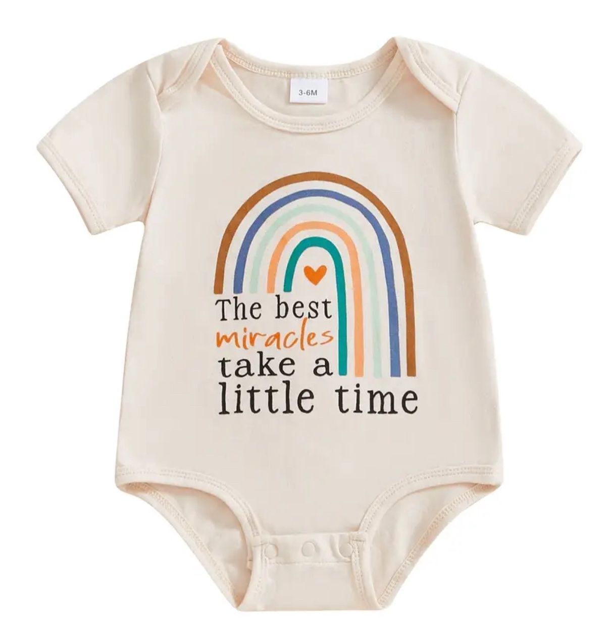 Miracles Take Time Onesie