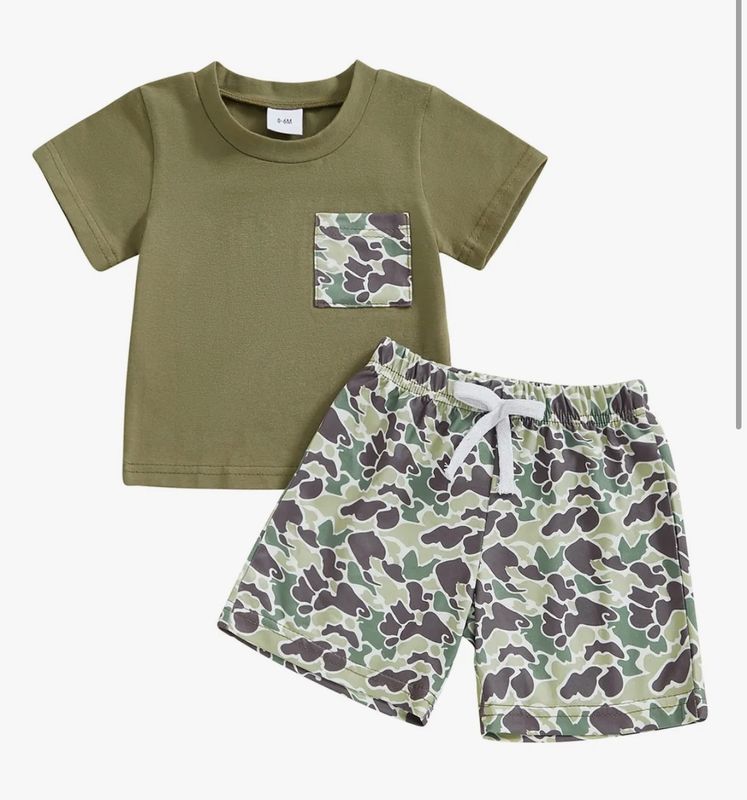 Camo Pocket T Set