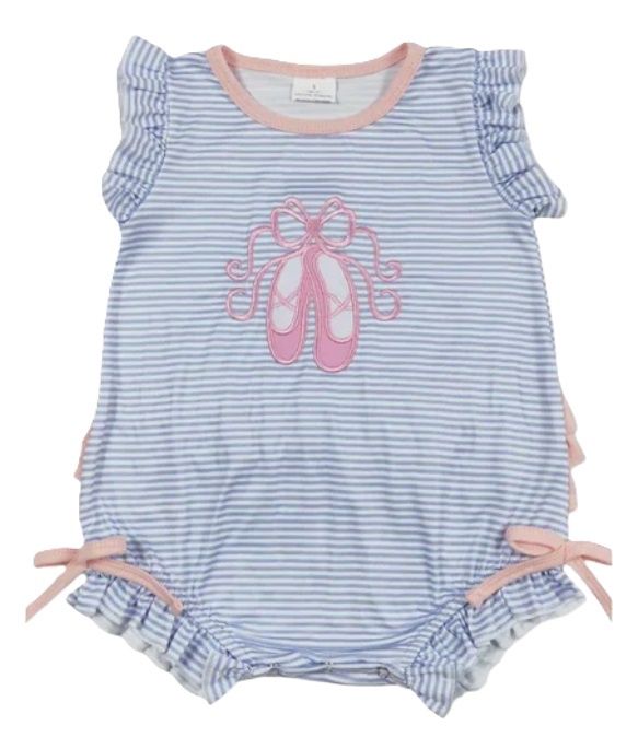 Ballet Ruffle Romper, Size: 12/18M