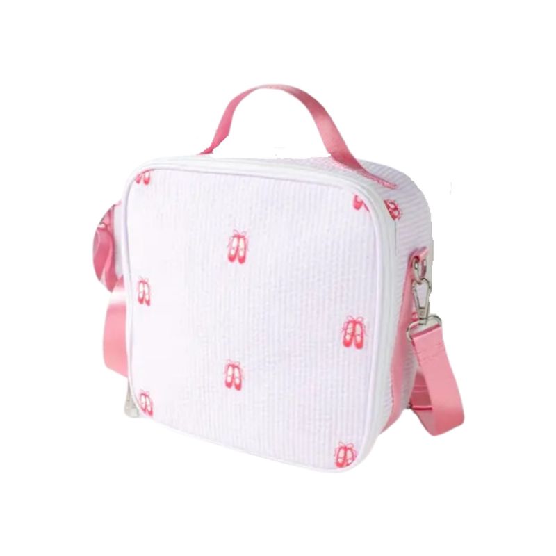 Seersucker Ballet Lunch Tote