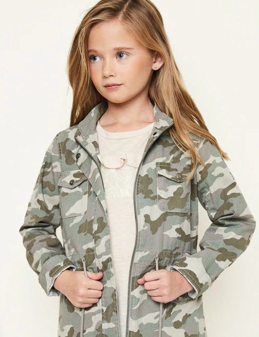 Camo Spring Jacket, Size: 7/8
