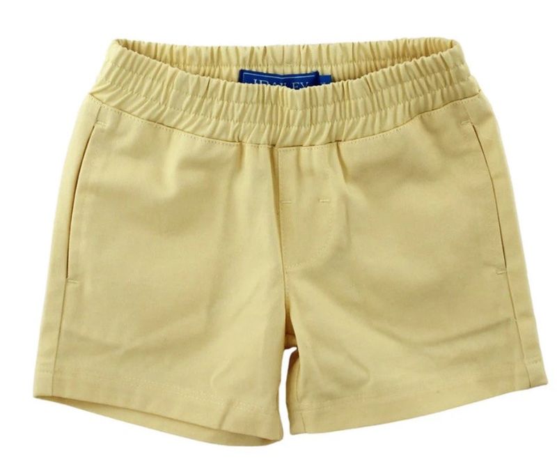 Seaside Pull On Shorts-Canary