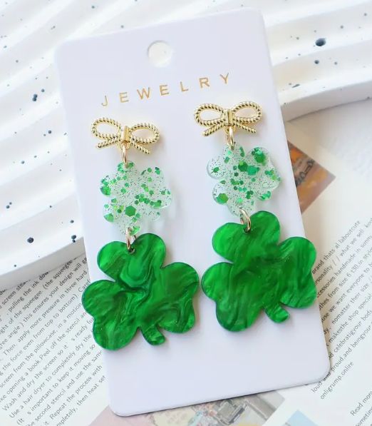 Clover Bow Earrings