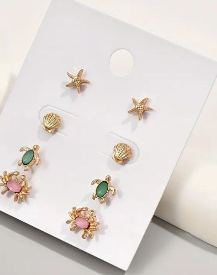 Mini Ocean Earring Set