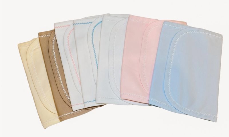 Picot Trimmed Burp Cloth