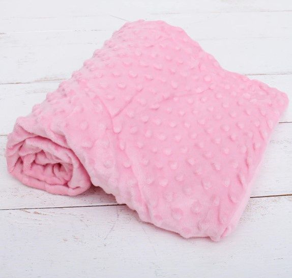 Minky Blanket Blank, Colour: Pink