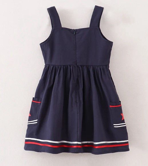 Patriotic Cotton Slip Dress