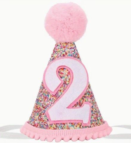 Glitter Birthday Hat