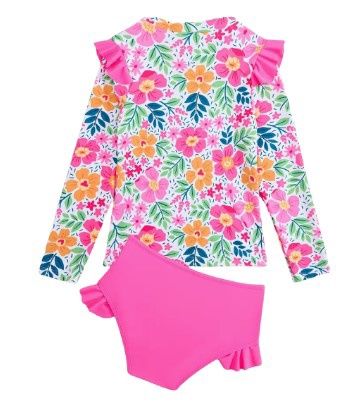 Floral LS 2 Piece Swim