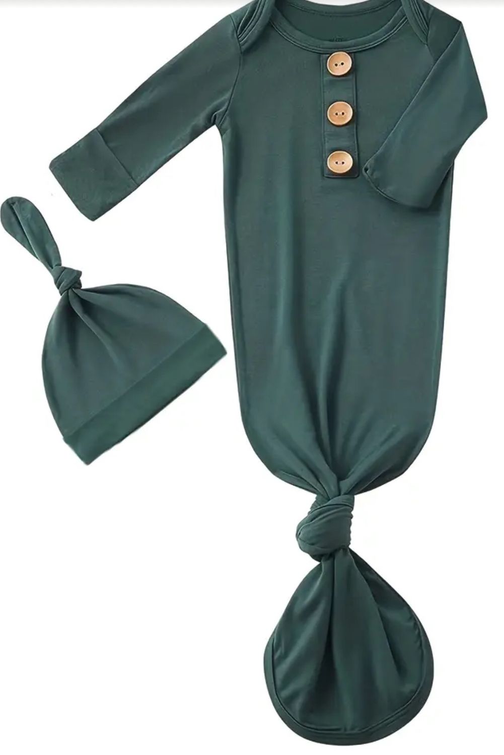 Bamboo Boys Gown, COLOR: Green