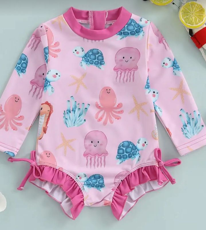 LS Pink Octopus Swim