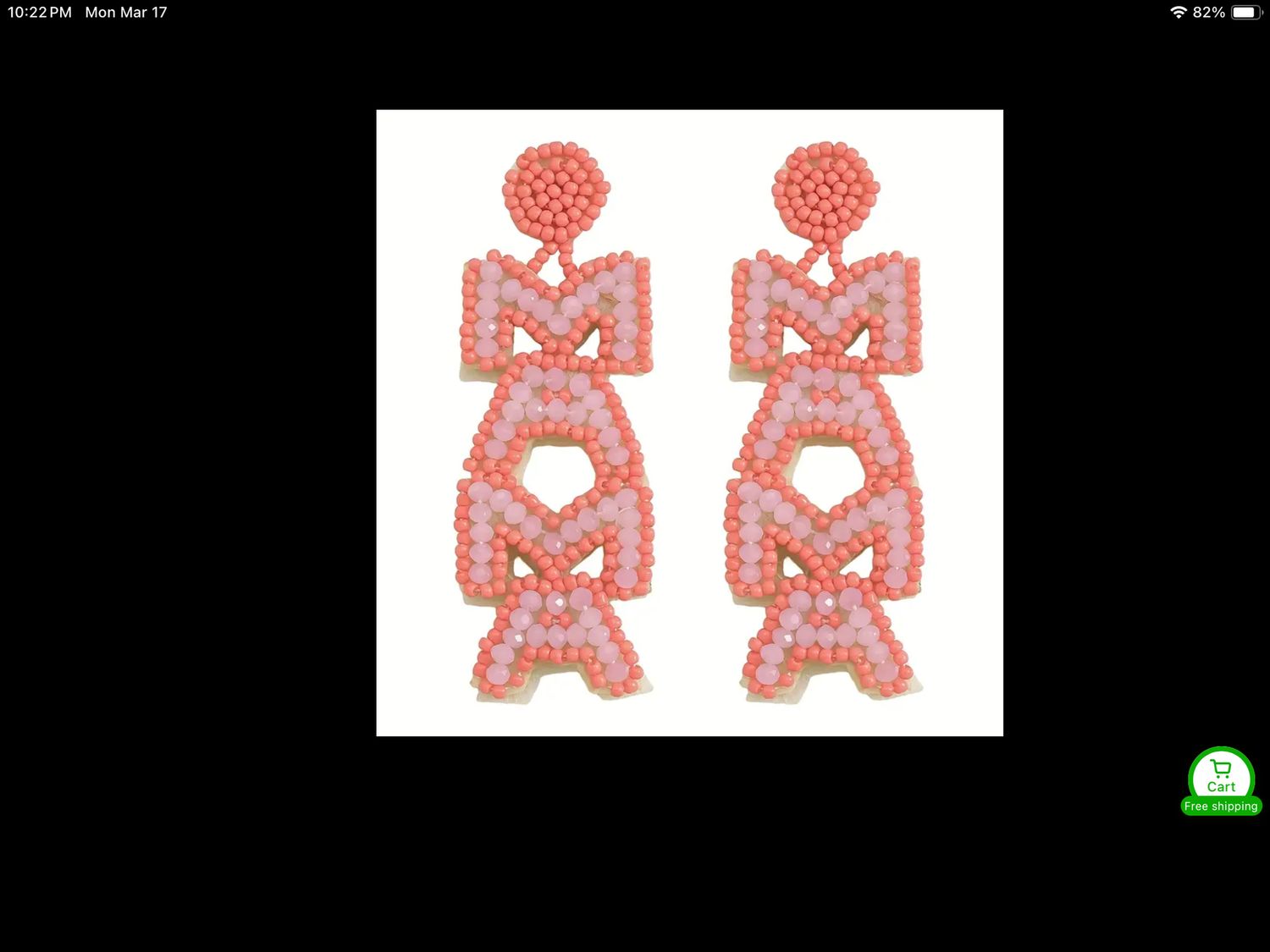 Mama Earrings, COLOR: Pink