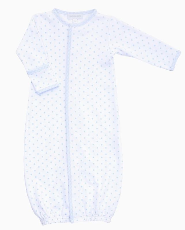 Blue Gingham Dot Converter Gown