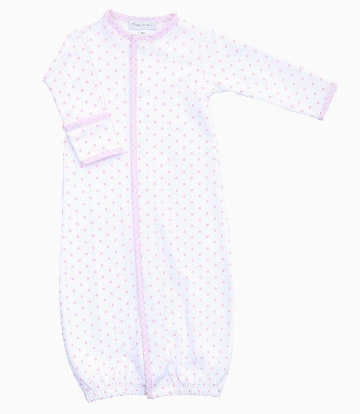 Pink Gingham Dot Converter, Size: Preemie