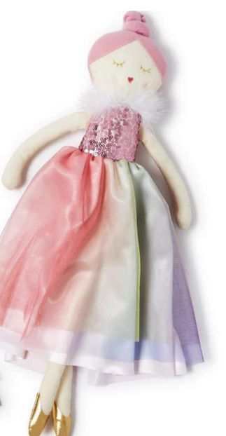 Hand Crafted Ballerina Tutu Doll, COLOR: Pink