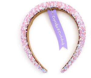 Cupcake and Cartwheels Sparkle Headband, COLOR: Pink