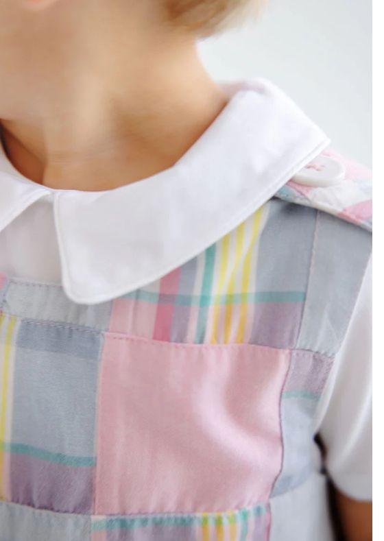 Short Sleeve Peter Pan Short Sleeve- Worth Ave. White Broadcloth